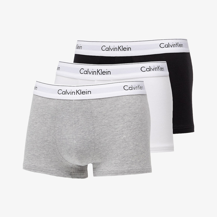 Calvin KleinAndrika Boxerakia Black/ White/ Grey Heather 3Pack Size Small